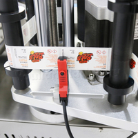 Machine d'étiquetage de table électrique semi-automatique MT-100 avec pompe à moteur PLC pour bouteilles de 10 à 100 ml, flacons compte-gouttes, vin et huiles essentielles