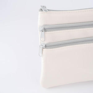 ISO BSCI Factory Customized Three-Layer Oxford Fabric Japan Style 3-Pocket Cosmetic Bag Zipper Closure Travel <b>Makeup</b> Storage - Product Image 4