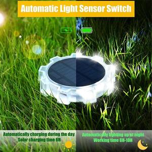 20 Luces Solares LED IP65 para Terraza, Alta Luminosidad, Luz para Camino de Entrada, Regulable, Batería de Litio, Sensor de Luz, Haz de 360° - Product Image 3