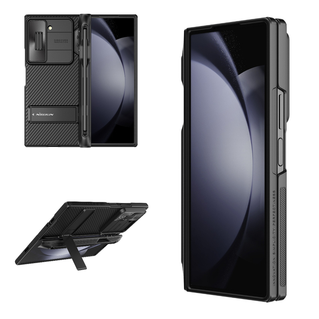 Nillkin for Samsung Galaxy Z Fold 6 5G Phone Cover With Camera Lens protection Pen Holder Flip Mobile Phone case With Kickstand