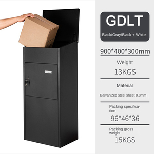 กล่องรับพัสดุขนาดใหญ่ป้องกันการโจรกรรมสำหรับกลางแจ้ง กล่องรับส่งพัสดุ กล่องรับจดหมาย กล่องเก็บพัสดุ กล่องรับพัสดุแบบปลอดภัยสำหรับระเบียงบ้าน - Product Image 1