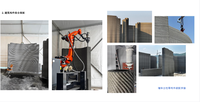 Robot d'impression 3D haute vitesse pour la construction CNGBS GEO RC1-3100 Imprimante architecturale multi-scénarios pour béton et polymères