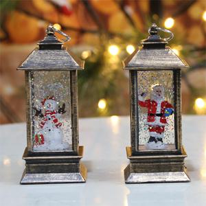 Nuevas Llegadas: Mini Linterna de Agua LED Blanca Cálida de Plástico, Decoraciones Ecológicas con Nieve que Cae para Navidad, Hogar y Sala de Estar - Product Image 5