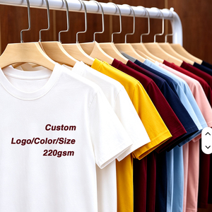 T-shirt unisexe 230 GSM 100 % coton, haut décontracté ample à manches courtes, tee-shirt d'été en coton pour couples et usage en club - Product Image 1