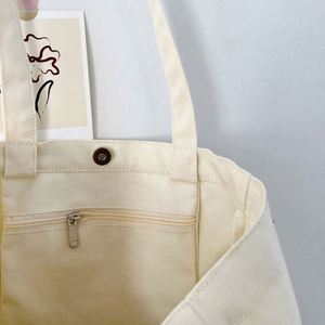 Bolsa de Mano de Lona de Algodón Personalizada con Graffiti, Bolsa de Hombro de Lona Reutilizable para Compras y Viajes, Personalizable para Mujer - Product Image 5