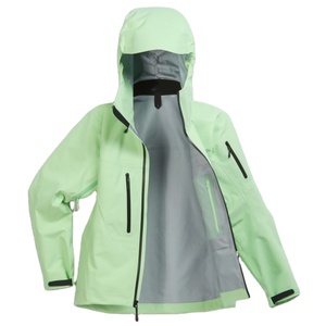 Veste imperméable d'extérieur pour femmes <span class=keywords><strong>Anorak</strong></span> de pluie de <span class=keywords><strong>randonnée</strong></span> coupe-vent escalade OEM Logo personnalisé veste rigide imperméable pour femmes - Product Image 6