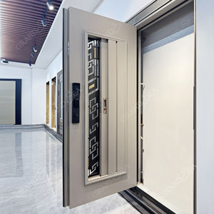 Porte extérieure moderne <span class=keywords><strong>de</strong></span> style américain Porte <span class=keywords><strong>d</strong></span>'entrée avant en fer Porte <span class=keywords><strong>d</strong></span>'entrée <span class=keywords><strong>de</strong></span> <span class=keywords><strong>sécurité</strong></span> en acier pour la maison - Product Image 3