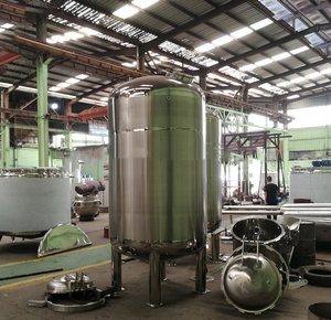 Hot Koop Sanitair Ss304 Ss316l Brandstofopslagcontainer Verticale Normale Druk Horizontale Wateropslagtank - Product Image 2