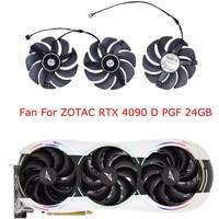 Pendingin Video GPU Sapphire PURE RX 7700XT 12G, Kipas Kartu Grafis Sapphire PURE RX 7800XT 16gb, FD10015M12D