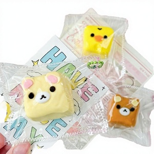SM Food-grade Silicone Bear Cube Pendant Wholesale Toy Bag Hanging Stress-relieving Gift for 14 Years & up - Product Image 3