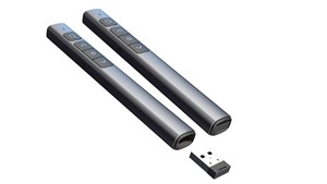 2.4G không dây Laser Presenter USB điều khiển từ xa chuột RF không dây laser trang chuyển bút màu đỏ màu xanh lá cây con trỏ laser PPT - Product Image 3