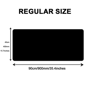 Alfombrilla de Ratón para Juegos Grande Personalizable, Negra, Alfombrilla de Ratón Extendida Antideslizante de Goma, Alfombrilla de Escritorio, Alfombrilla para Teclado con Borde Cosido - Product Image 2