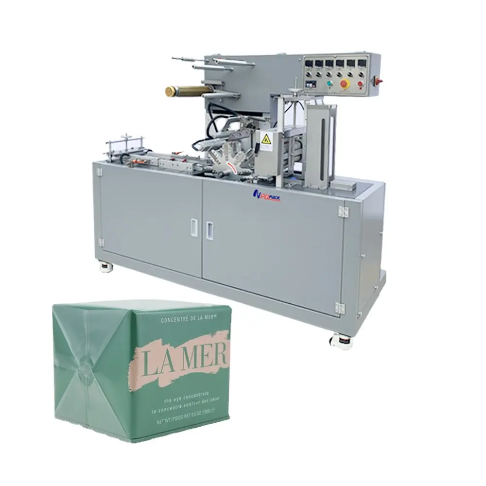 automatic box cellophane wrapping machine Playing Cards Soap perfume box packing machine cellophane wrapping machine