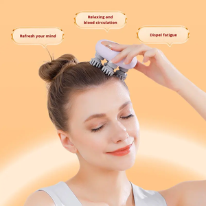 Masajeador de Cabeza Eléctrico Recargable Inalámbrico, Masajeador de Cuero Cabelludo, <span class=keywords><strong>Relajante</strong></span> de Cabeza para Aliviar el Estrés, Portátil - Product Image 5