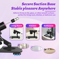 Neue Smarte Sexmaschine mit Weiblichem Dildo, Stoßfunktion und Vibration, Mehrere Modi, Diskretes Geschenk, Silikon-Dildo, Erwachsenen-Spielzeug