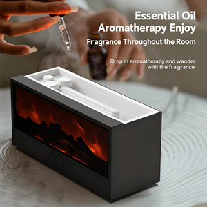 <span class=keywords><strong>Difusor</strong></span> de aire de llama de chimenea de 7 colores personalizado humidificador <span class=keywords><strong>difusor</strong></span> de aceite esencial de <span class=keywords><strong>aromaterapia</strong></span> con Control remoto para el dormitorio del hogar - Product Image 2