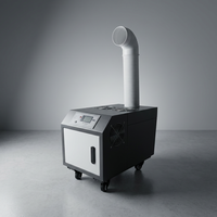 Système d'humidification ultrasonique commercial électrique 6 kg/h pour atelier d'impression, entrepôt, contrôle de l'humidité intérieure, fabricant OEM