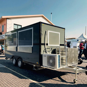 Remolque de cafetería callejera Remolque de comida de catering móvil al aire libre Carro de helado Camión de café a la venta <span class=keywords><strong>Los</strong></span> Ángeles - Product Image 1