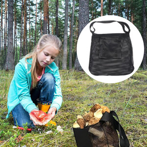 Mesh Mushroom Harvest <b>Bag</b> Portable <b>Net</b> Storage For Outdoor Foraging And Gardening Use - Product Image 1
