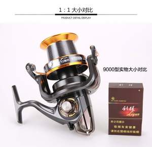 Moulinet de pêche spinning et trolling en alliage d'aluminium avec 12+1 roulements à billes, taille 3000-9000, pour la pêche en rivière et en surfcasting, conception Big Feeder - Product Image 4