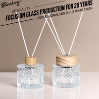 Bouteilles diffuseurs de parfum en verre personnalisées en usine, 50 ml à 300 ml, carrées, logo personnalisé, couleur disponible, durables, écologiques, toutes saisons