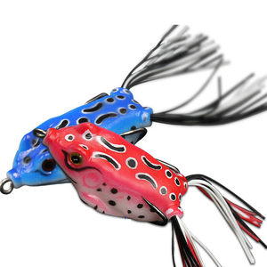 Esca da <span class=keywords><strong>Pesca</strong></span> GJ03 Biomimetica a Forma di Rana <span class=keywords><strong>con</strong></span> Doppio Amo, Esca Artificiale in Silicone Morbido per <span class=keywords><strong>Pesca</strong></span> alla Rana - Product Image 5