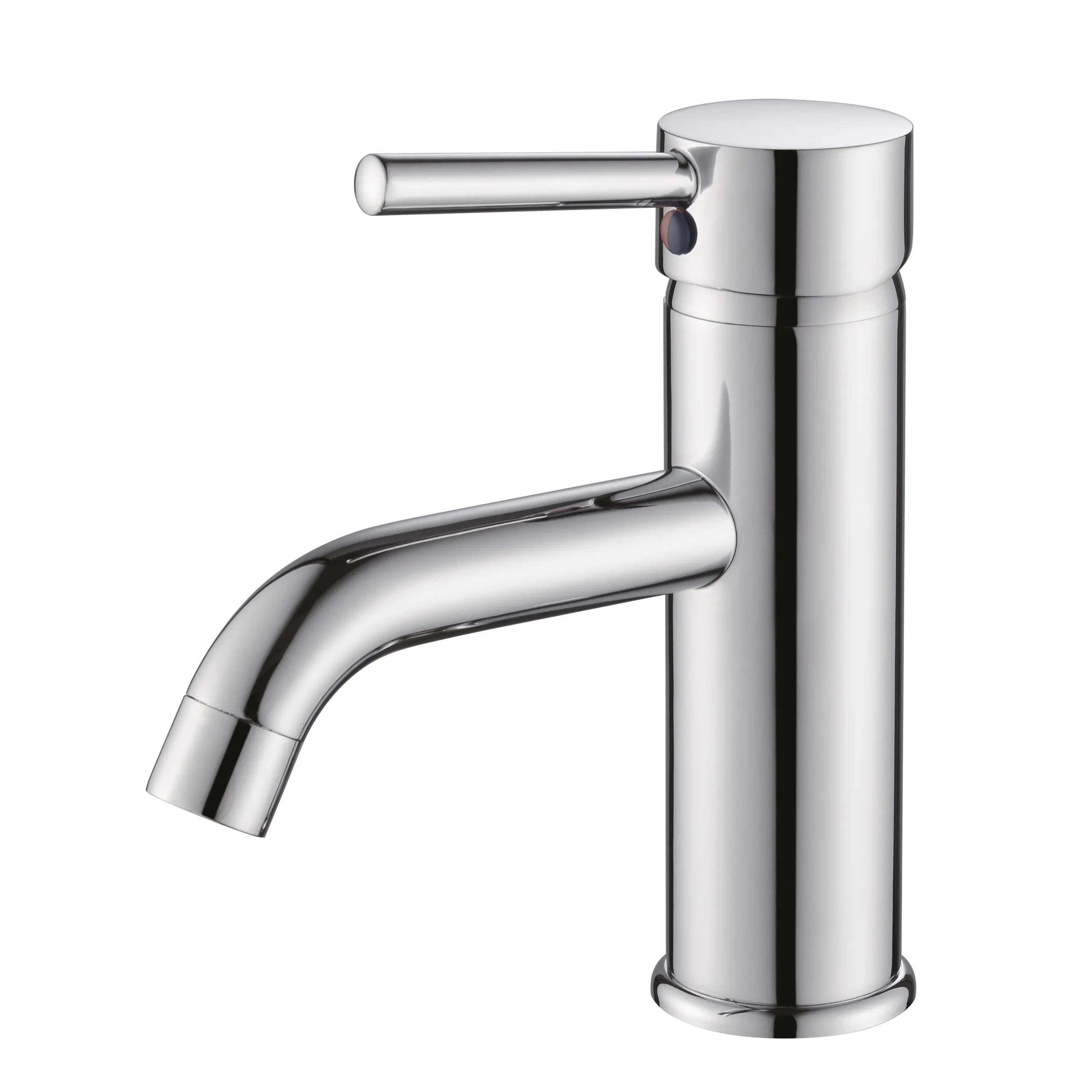 Aquacubic Deck Mounted Mixer Taps SUS 304 Lever Tap Single Handle Bathroom Faucet for Washing Basin