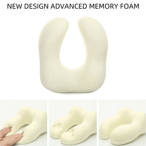 Logo personnalisé Sac de <span class=keywords><strong>traitement</strong></span> de la colonne cervicale avec masque pour les yeux Bouchons d'<span class=keywords><strong>oreille</strong></span> Oreiller cervical pliable portable Oreiller de voyage en forme de U pour la sieste au bureau - Product Image 3