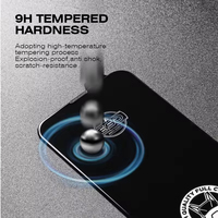 Protecteur d'écran en verre trempé transparent HD pour Iphone 15 16 17 Pro Max 14 13 Pro Film de protection pour téléphone portable