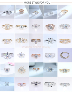 14K 18K Đồ Trang Sức Vàng Rắn Phòng Thí Nghiệm Tạo Ra Chiếc Nhẫn Kim Cương Au750 Tùy Chỉnh 1 Carat Phòng Thí Nghiệm Grown Kim Cương Cvd/Hthp Wedding Engagement <span class=keywords><strong>Ring</strong></span> - Product Image 5