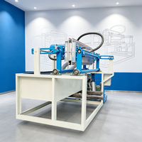 Machine à fabriquer des plateaux à œufs à commande manuelle simple avec presse à levier mécanique pour la création de petites entreprises d'œufs à domicile