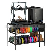 Rak Logam Multifungsi Tipe Standing Populer untuk Penyimpanan Material Gudang dan Penyimpanan Bahan Habis Pakai Printer 3D dengan Laci