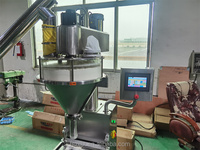 Machine de remplissage semi-automatique de sac de poudre sèche de remplisseur de farine de paprika de café Machine de remplissage de vis de dosage de tarière de poudre de cacao
