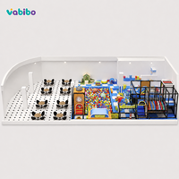 Equipo de Juegos Interior Comercial Personalizado con Piscina de Pelotas, Tobogán y Área de Juegos Suave para Niños Pequeños en Centros de Juego Infantiles
