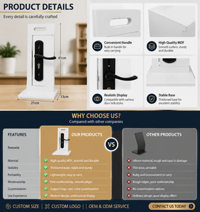 Expositor de Sobremesa Inteligente para Cerraduras de Puerta, Fabricado a Medida por Fábrica OEM ODM, Expositor de MDF para Cerraduras de Puerta para Tiendas de Ferretería - Product Image 2