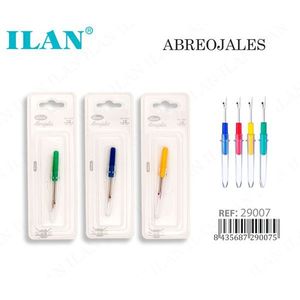 ILAN Abreojales Ensemble d'ouvre-boutonnières multicolores 3 pièces pour la couture et l'artisanat - Product Image 1