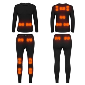 2022 Men's Winter Inner Wear <strong>Top</strong> and Bottom Electrical <strong>Heated</strong> Clothing 5V Battery Operated <strong>Heated</strong> Base Layer - Product Image 5