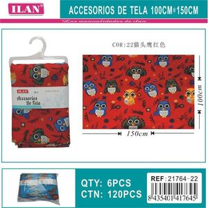 Accessorio in tessuto Iln 100 cm x 150 cm con stampa di gufo rosso per lavori artigianali - Product Image 3