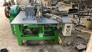 Hoàn toàn tự động duy nhất đôi vòng lặp kim loại con chó thắt nút chuỗi Máy làm - Product Image 5
