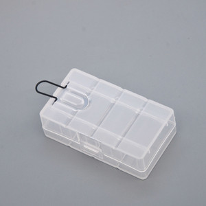 เคสเก็บแบตเตอรี่แบบพกพาสำหรับ Cr123a Cr2 16340 14250กล่องพลาสติกโพลีเมอร์ใส - Product Image 4