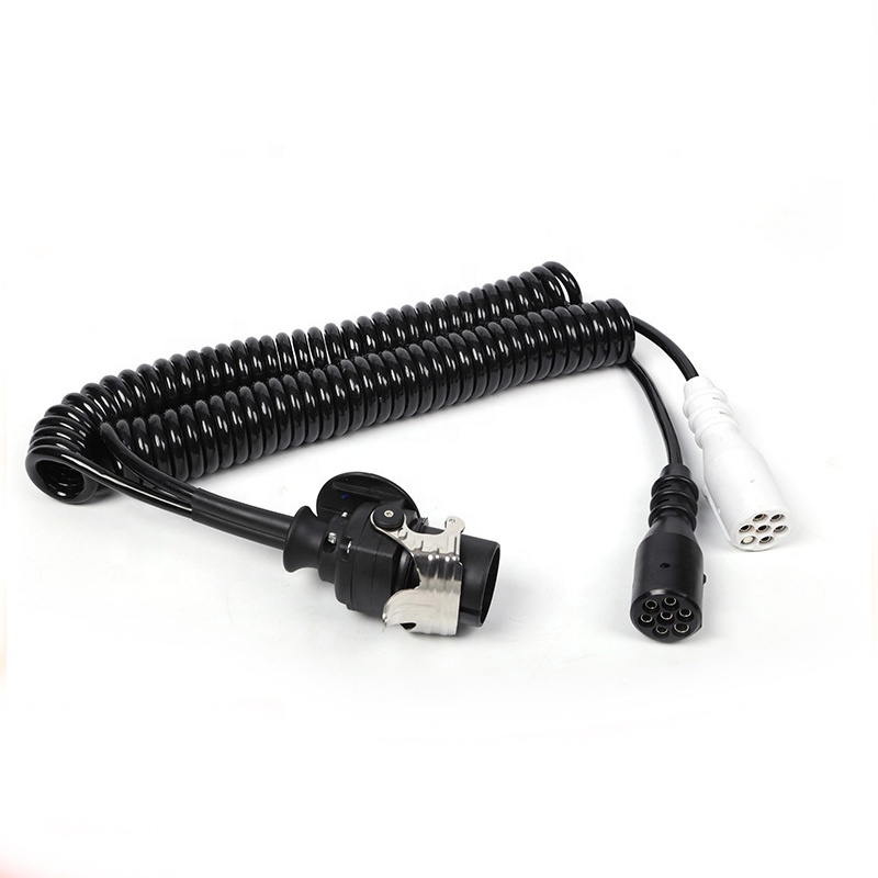 24 В прицеп, пружинный прицеп, Проволочная трубка, розетка, прицеп, Кабельный адаптер, жгут проводов на заказ