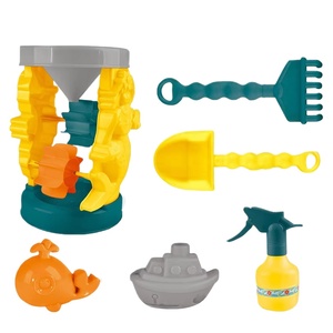 Juguetes <span class=keywords><strong>de</strong></span> Playa para Niños con Reloj <span class=keywords><strong>de</strong></span> Arena, Pala y Moldes para Arena, para Construir Castillos <span class=keywords><strong>de</strong></span> Arena al Aire Libre en Verano y Actividades Sensoriales - Product Image 1