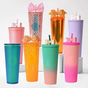 Factory Custom Logo Hot Selling 24oz 20oz 16oz in Bulk Plastic Tumbler Cold Coffee <b>Mug</b> Tumblers Cups with Lids and Straw - Product Image 4