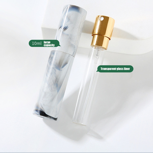 Luxury Cosmetic Packaging <b>10ml</b> Rotating ABS Marble Spray <b>Bottle</b> Leakproof Refillable Empty Perfume <b>Bottle</b> - Product Image 4