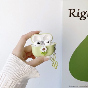 เคสลายดอกไม้สีเขียวมัทฉะสำหรับหูฟังไร้สาย AirPods รุ่นที่ 4, เคสป้องกันสำหรับ Pro2 สำหรับเคสหูฟัง Apple รุ่นที่ 3 - Product Image 6
