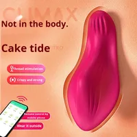 Tragbares Vibrationsgerät für Frauen Nicht-Einführbar Starke Vibration Geräuschlos Für den Außenbereich Sexuelles Vergnügen Erwachsenen-Spielzeug Masturbator Modell