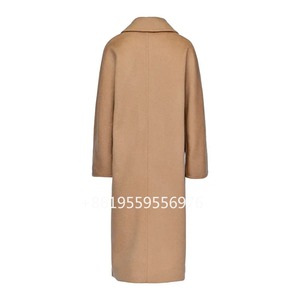 <span class=keywords><strong>Cappotto</strong></span> <span class=keywords><strong>Lungo</strong></span> da Donna di Alta Qualità, Giacca Invernale di Lusso, 10% Cashmere 90% Lana, Colore <span class=keywords><strong>Cammello</strong></span>, Reversibile - Product Image 2