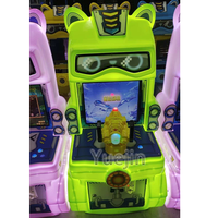 Machine de jeu d'arcade à monnayeur pour enfants en acier inoxydable, version anglaise