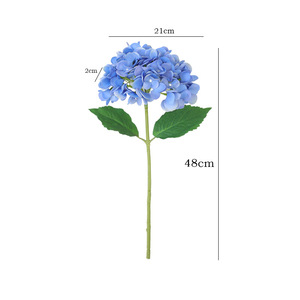<b>Hydrangea</b> <b>Artificial</b> <b>Flower</b> Green Plastic Silk High Simulation Home Decoration Wedding Props - Product Image 5