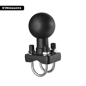 VINmounts แท่นยึดแบบ Double U-Bolt ขนาด 1.5 นิ้ว พร้อมฐานลูกบอลขนาด C สำหรับยึดแท็บเล็ตแบบ Heavy Duty สำหรับใช้กับรางรถบรรทุกในงานเกษตรกรรม VIN-D-004 - Product Image 1